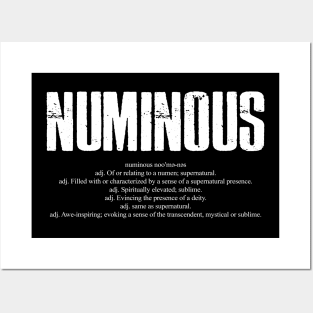 Numinous Dictionary Word Definition Posters and Art